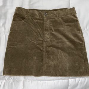 Forever 21 Green Mini Skirt Size Medium